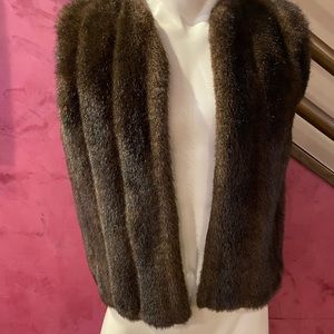 Originals Antthony Women's Black Faux Night Vest One Size Fits M to L